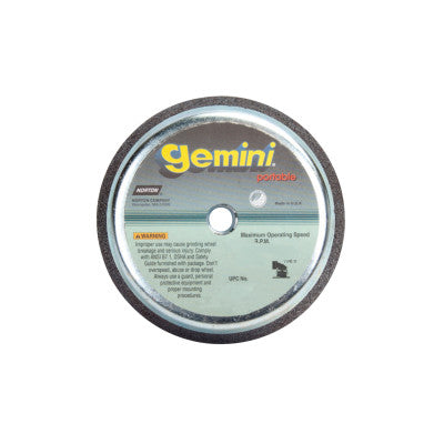 Snagging Wheel 57A, 6 in Dia, 2 in Thick, 16 Grit Aluminum Oxide