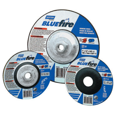 Cut-Off Wheel, 5 in Dia, .045 in Thick, 7/8 in Arbor, Zirconia/Alum. Oxide