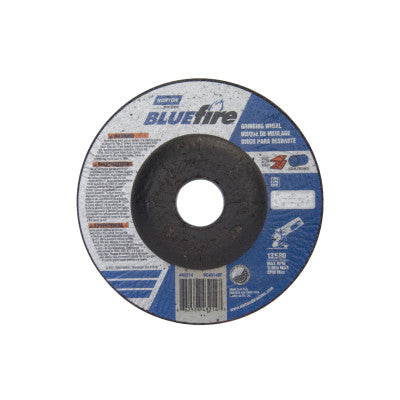 BlueFire Depressed Center Wheels, 9" Dia, 7/8" Arbor, 1/4" Thick, 24 Grit