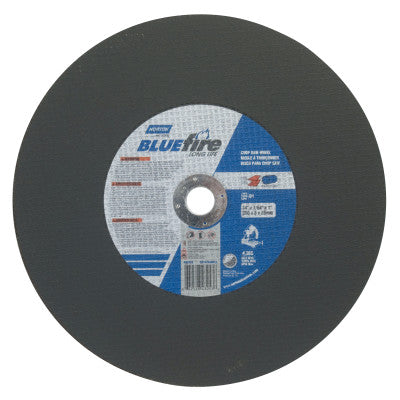 Chop Saw Cut-Off Wheel, 14 in Dia, 7/64 in Thick Zirconia/Alum. Oxide