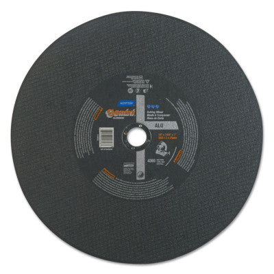 Gemini Chop Saw Reinforced Cut-off Wheels, 12in Dia, 7/64in,Thick Aluminum Oxide
