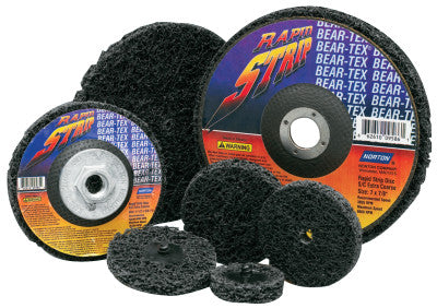 Bear-Tex Depressed Center Wheels, Silicon Carbide, 7 in Dia., Extra Course