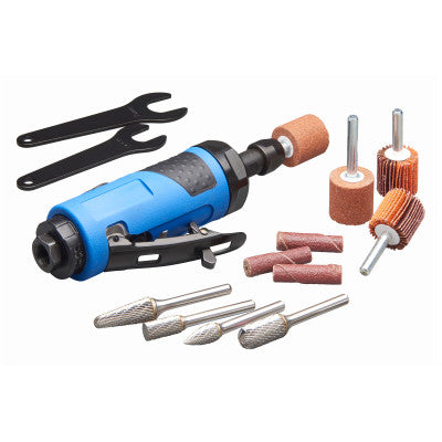 Die Grinder Kits, 1/4 in; 1/8 in Collet, 23,000 rpm, 0.9 hp
