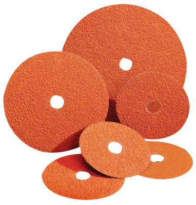 Blaze Coated Fiber Discs, Ceramic, 4 1/2 in Dia., 80 Grit