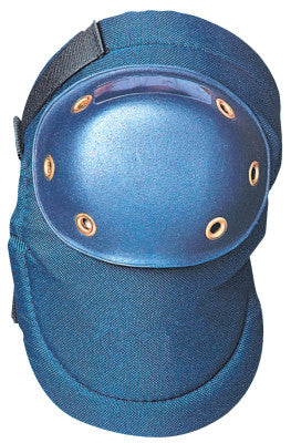 Plastic Cap Knee Pads, Adjustable Hook and Loop, Blue