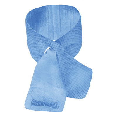 MiraCool Cooling Neck Wraps, 4 in X 31.1 in, Blue