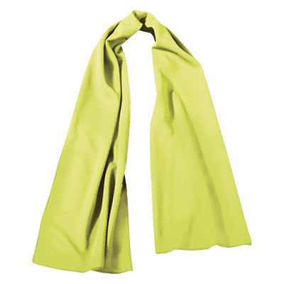 Wicking and Cooling Towels, 8 in X 36 in, Hi-Viz Yellow