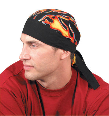 Tuff Nougies Regular Tie Hats, One Size, Big Flames