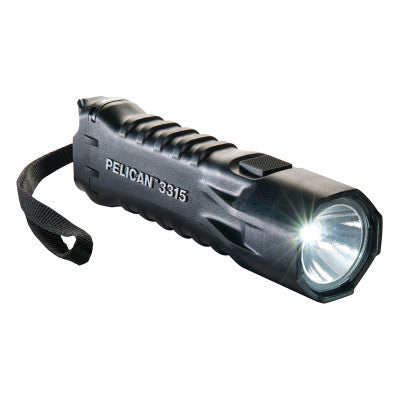 LED Flashlights, 3 Batteries, AA, 160 Lumens, Black