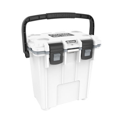 20QT Elite Coolers, 21.5 qt, 12.6 in x 18.8 in x 17.7 in, White/Gray