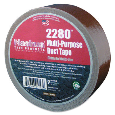 2280 General Purpose Duct Tapes, Brown, 55m x 48mm x 9 mil