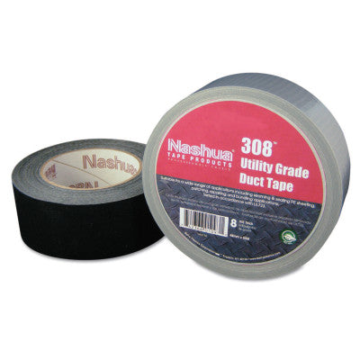 308 Utility Grade Duct Tapes, Silver, 72 mm x 55 m x 8 mil