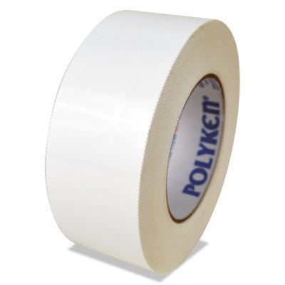 833 Multi-Purpose PE Film Tapes, 72 mm X 55 m, 7.5 mil, White