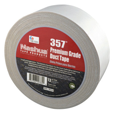 Premium Duct Tapes, White, 2 in x 60 yd x 13 mil