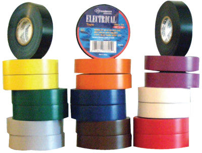 Electrical Tapes, 66 ft x 3/4 in, Yellow