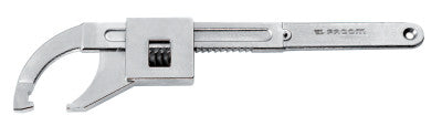 Adjustable Hook Spanner Wrenches, 7 7/8 in Opening, Hook, 20 7/8 in