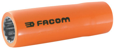 Insulated Deep Sockets, 1/2 in Drive, 12 mm, 12 Points