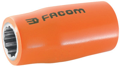 Insulated Standard Sockets, 1/4 in Drive, 12 mm, 12 Points