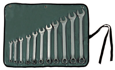 11 Piece Combination Wrench Sets,  Points, Inch