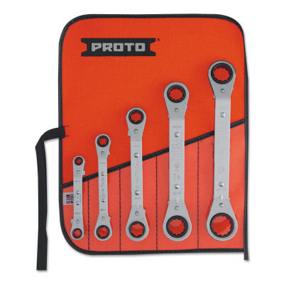 Offset Ratcheting Box Wrench Sets, Inch