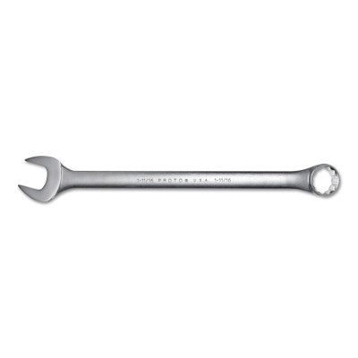 Torqueplus 12-Point Combination Wrenches, Satin Finish, 1 11/16" Opening, 23"