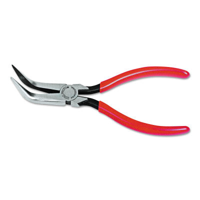 Bent Nose Needle Nose Pliers, Forged Alloy Steel, 6 5/16 in