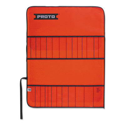 Vinyl Tool Kit Pouches, 26 Compartments, Red, Vinyl