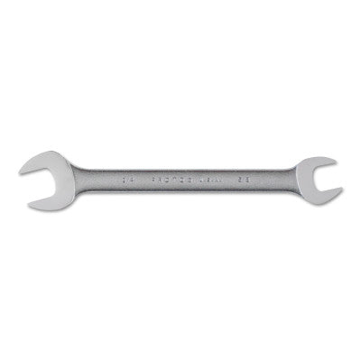 Open End Wrenches, 5/8 in; 3/4 in Opening, 8 9/16 in Long, Chrome