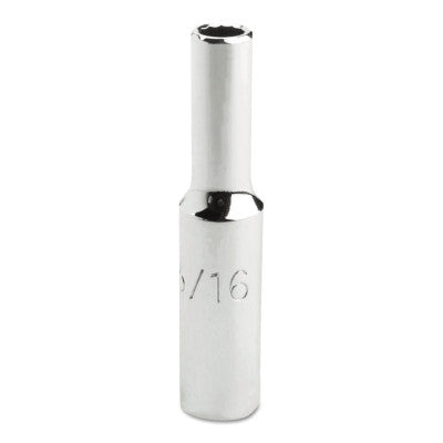 Torqueplus Deep Sockets 1/4 in, 1/4 in Drive, 3/16 in, 12 Points
