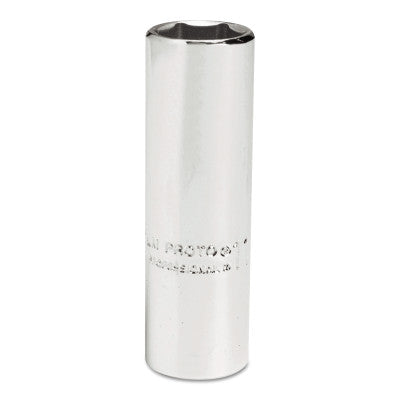 Socket Accessories, 1/4 in Drive, Deep, 11 mm, 6 Points