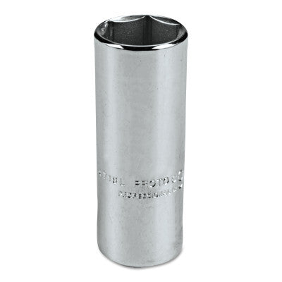 Torqueplus Deep Sockets 1/4 in, 1/4 in Drive, 9/16 in, 6 Points