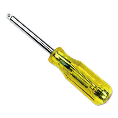 Socket Drivers, 1/4 in Drive, Spinner Handle, 6 in Long
