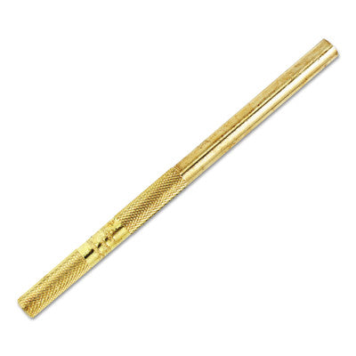 Brass Drift Punches, 8 in, 1/2 in tip, Brass