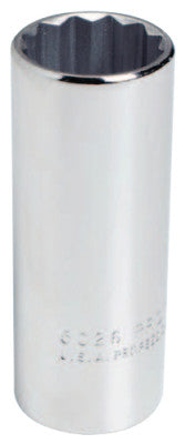 Torqueplus Deep Sockets 3/8 in, 3/8 in Drive, 3/8 in, 12 Points