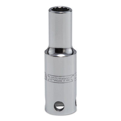 Tether-Ready Drive Deep Sockets, 3/8 in Drive, 5/16 in, 2 1/8 in L, 12 Points
