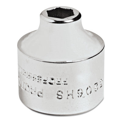 TorquePlus Super Short Sockets, 3/8 in Drive, 1/2 in, 6 Points