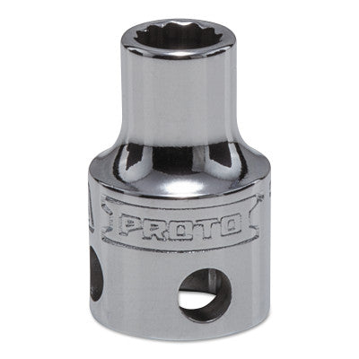 Tether-Ready Drive Deep Sockets, 3/8 in Drive, 7 mm, 1 3/32 in L, 12 Points