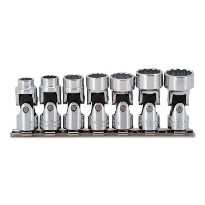 Torqueplus 7 Piece Universal Socket Sets, 3/8 in, 12 Point