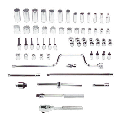 Torqueplus 58 Piece Socket Sets, 3/8 in, 12 Point, Inch