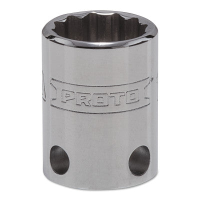 Tether-Ready Drive Deep Sockets, 3/8 in Drive, 15 mm, 1 1/8 in L, 12 Points