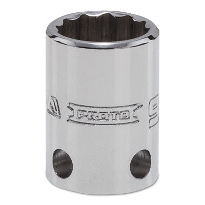 Tether-Ready Drive Deep Sockets, 3/8 in Drive, 9/16 in, 1 1/8 in L, 12 Points