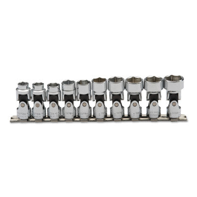 Torqueplus 12 Piece Metric Universal Socket Sets, 3/8 in, 12 Point