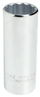 Torqueplus Deep Sockets, 1/2 in Drive, 1 1/4 in Opening, 6 Points