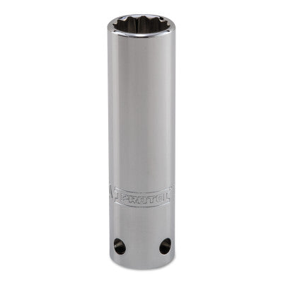 Tether-Ready Drive Deep Sockets, 1/2 in Drive, 5/8 in, 3 1/4 in L, 12 Points