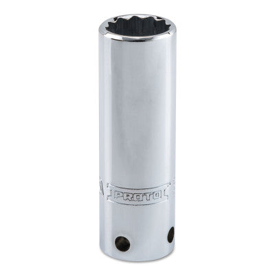 Tether-Ready Drive Deep Sockets, 1/2 in Drive, 3/4 in, 3 1/4 in L, 12 Points