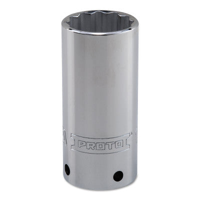 Tether-Ready Drive Deep Sockets, 1/2 in Drive, 1 1/8 in, 3 1/4 in L, 12 Points