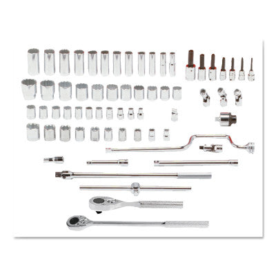 Torqueplus 65 Piece Socket Sets, 1/2 in, 8 & 12 Point