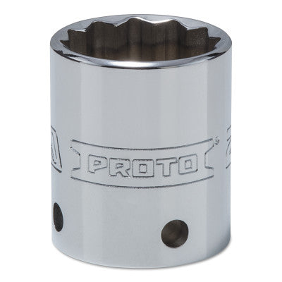 Tether-Ready Drive Deep Sockets, 1/2 in Drive, 27 mm, 1 43/64 in L, 12 Points