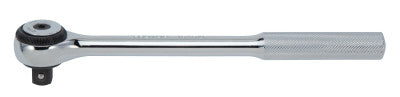 Standard Length Round Head Ratchets, 1/2 in Dr., 9 3/8 in, Full Polish