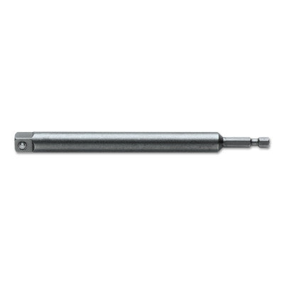 Hex Shank Extensions, 1/4 in (male square); 1/4 in (male hex) drive, 2 in
